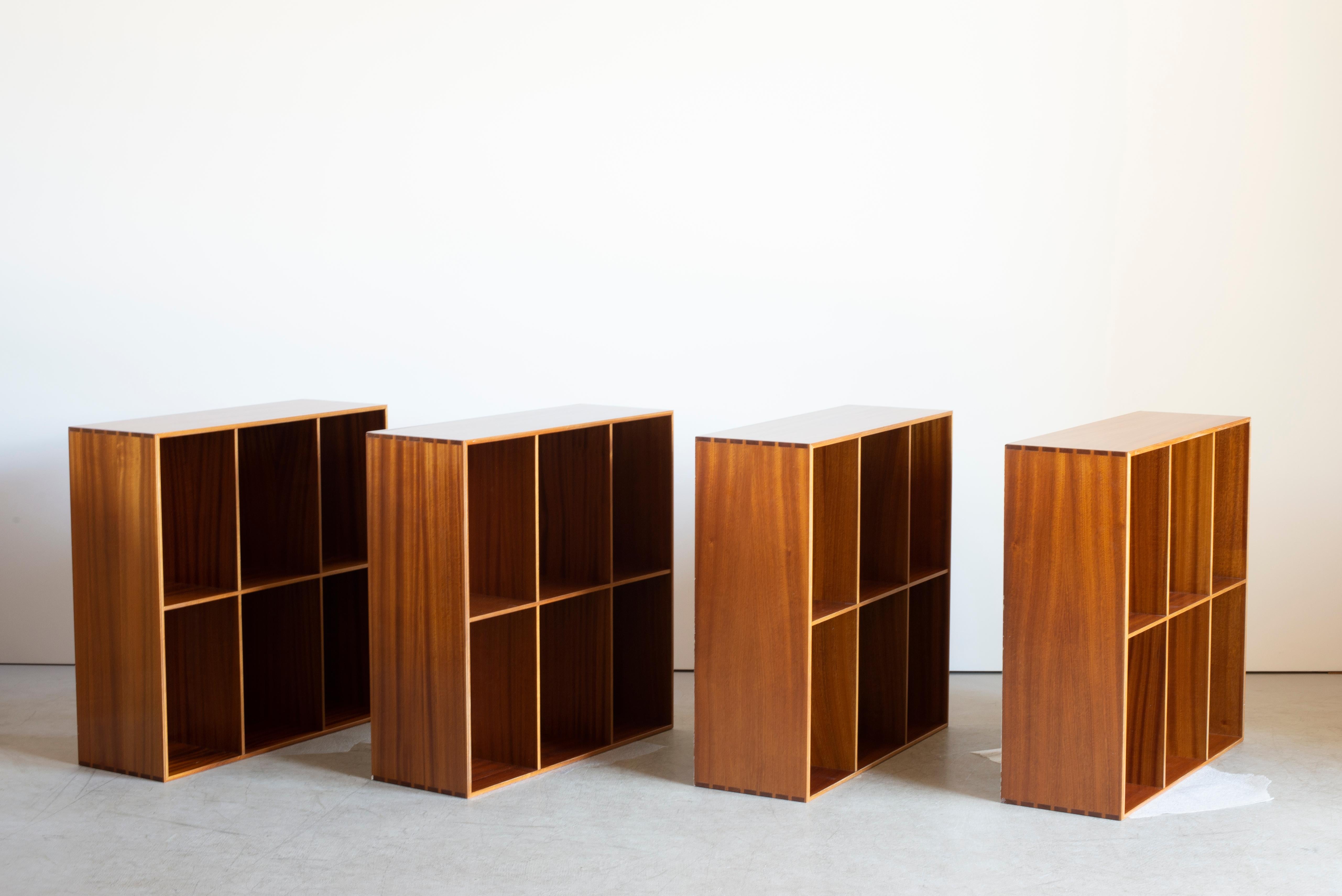 Lacquered Mogens Koch Set of Eight Units for Rud Rasmussen