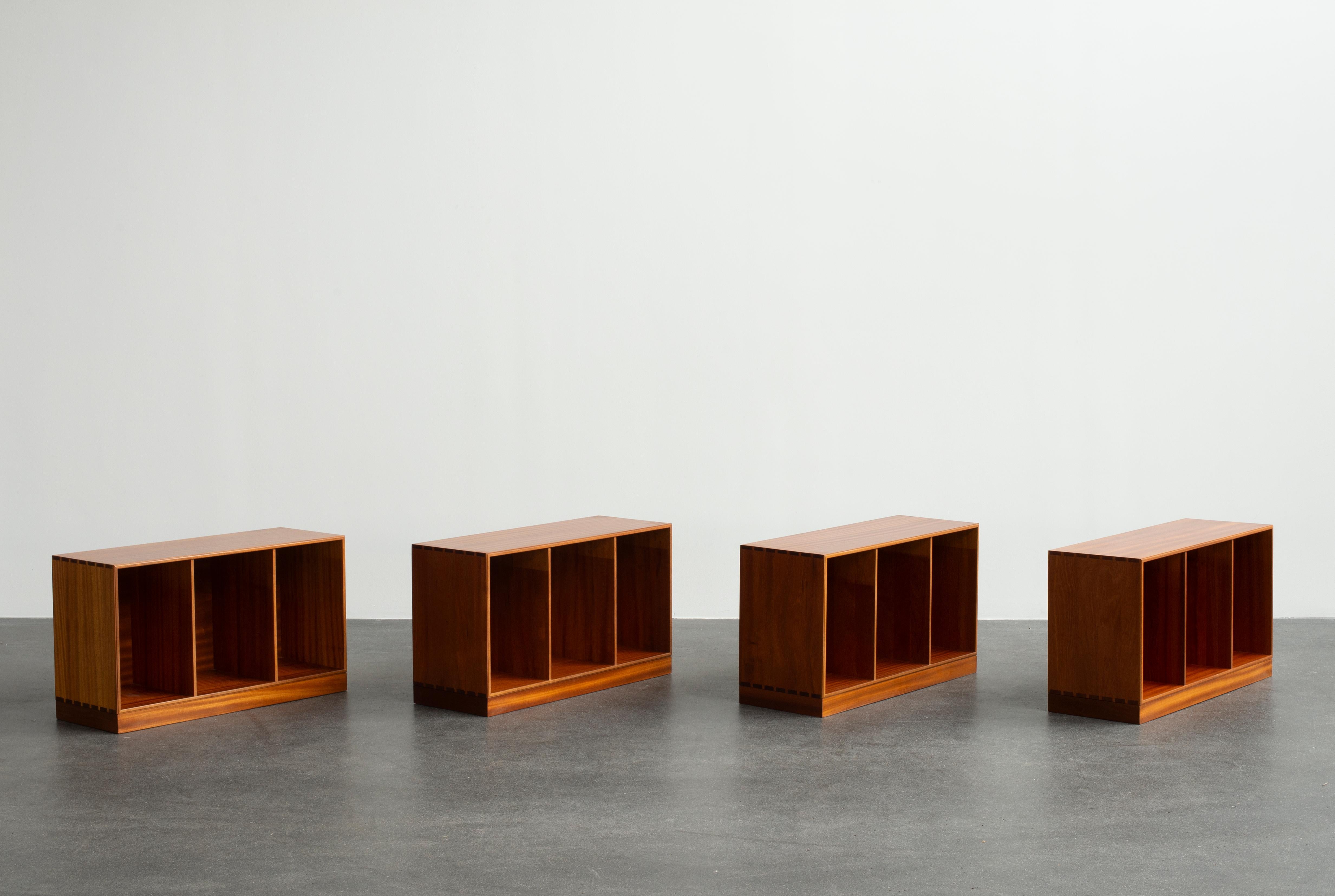Scandinavian Modern Mogens Koch Set of Four Bookcases for Rud, Rasmussen For Sale