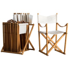 Mogens Koch Set of Six Folding Chairs for Rud. Rasmussen