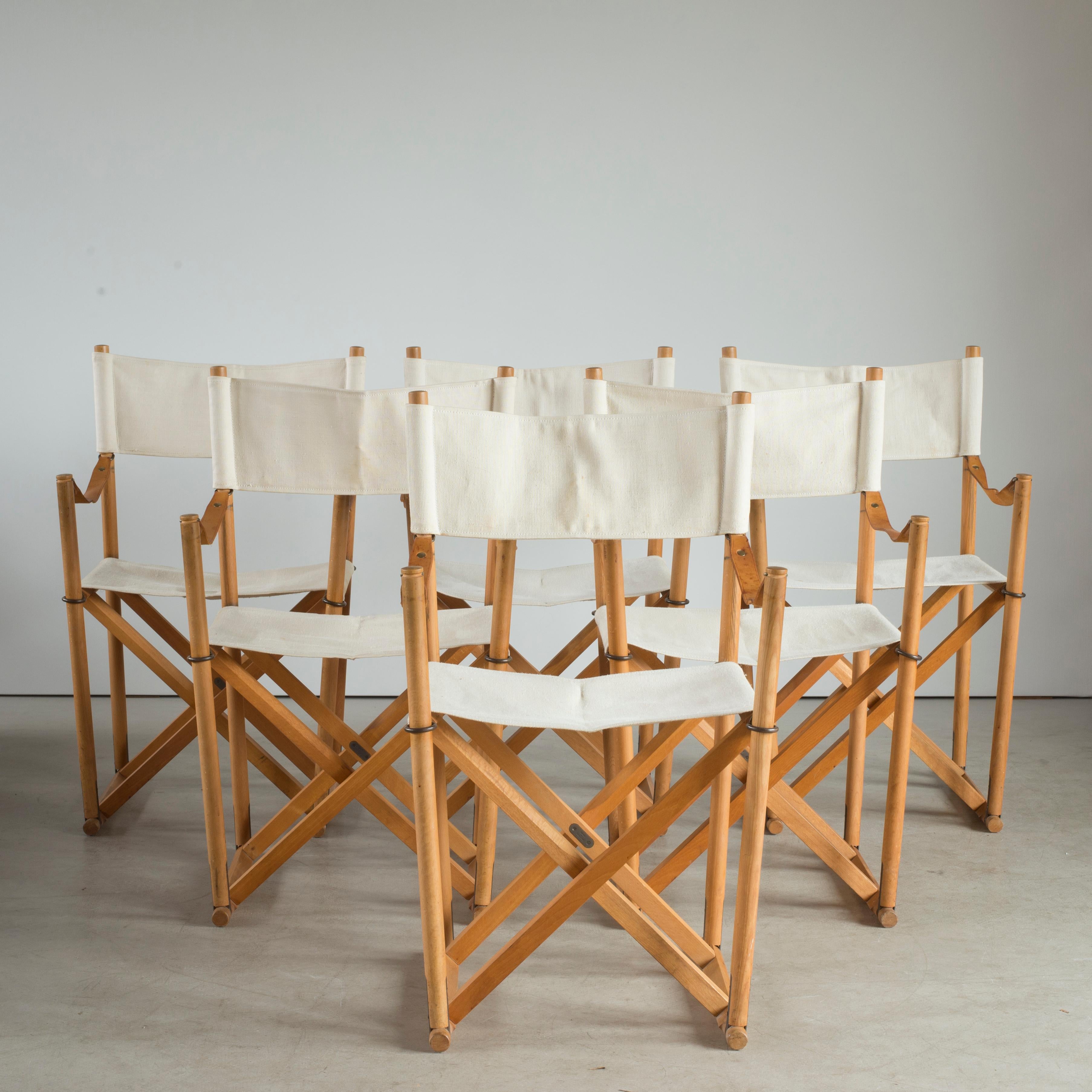 Scandinavian Modern Mogens Koch Set of Six Folding Chairs