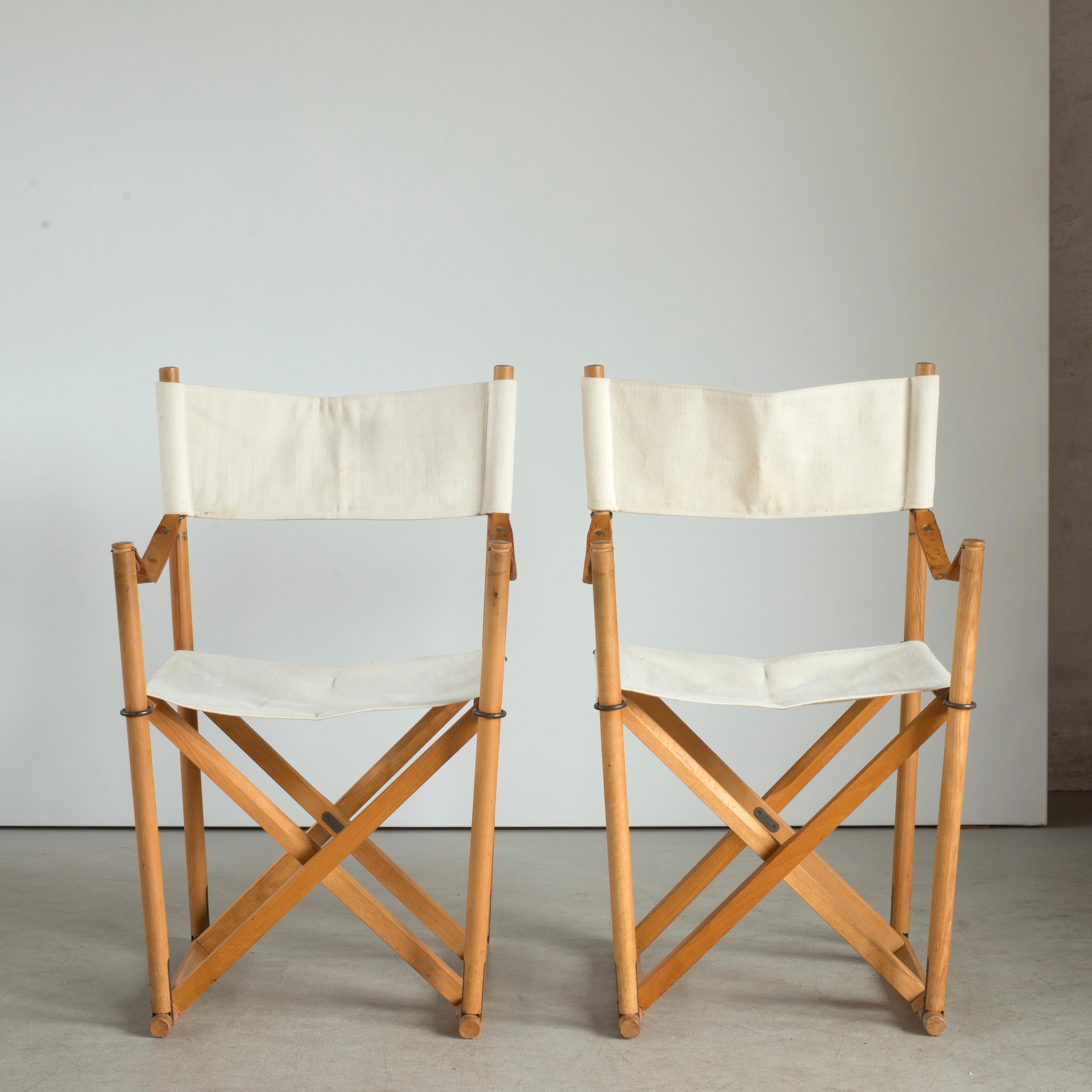 Danish Mogens Koch Set of Six Folding Chairs