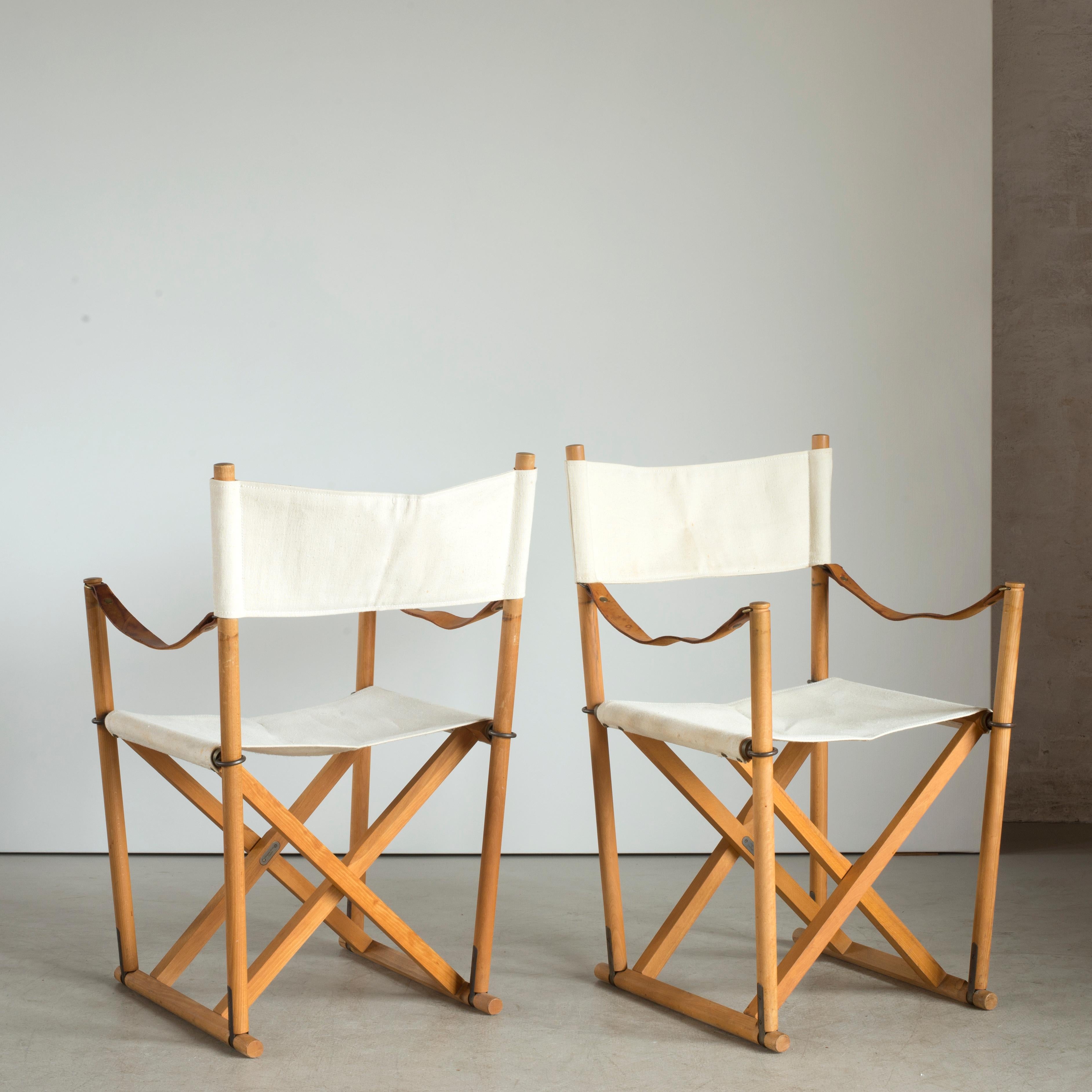 20th Century Mogens Koch Set of Six Folding Chairs