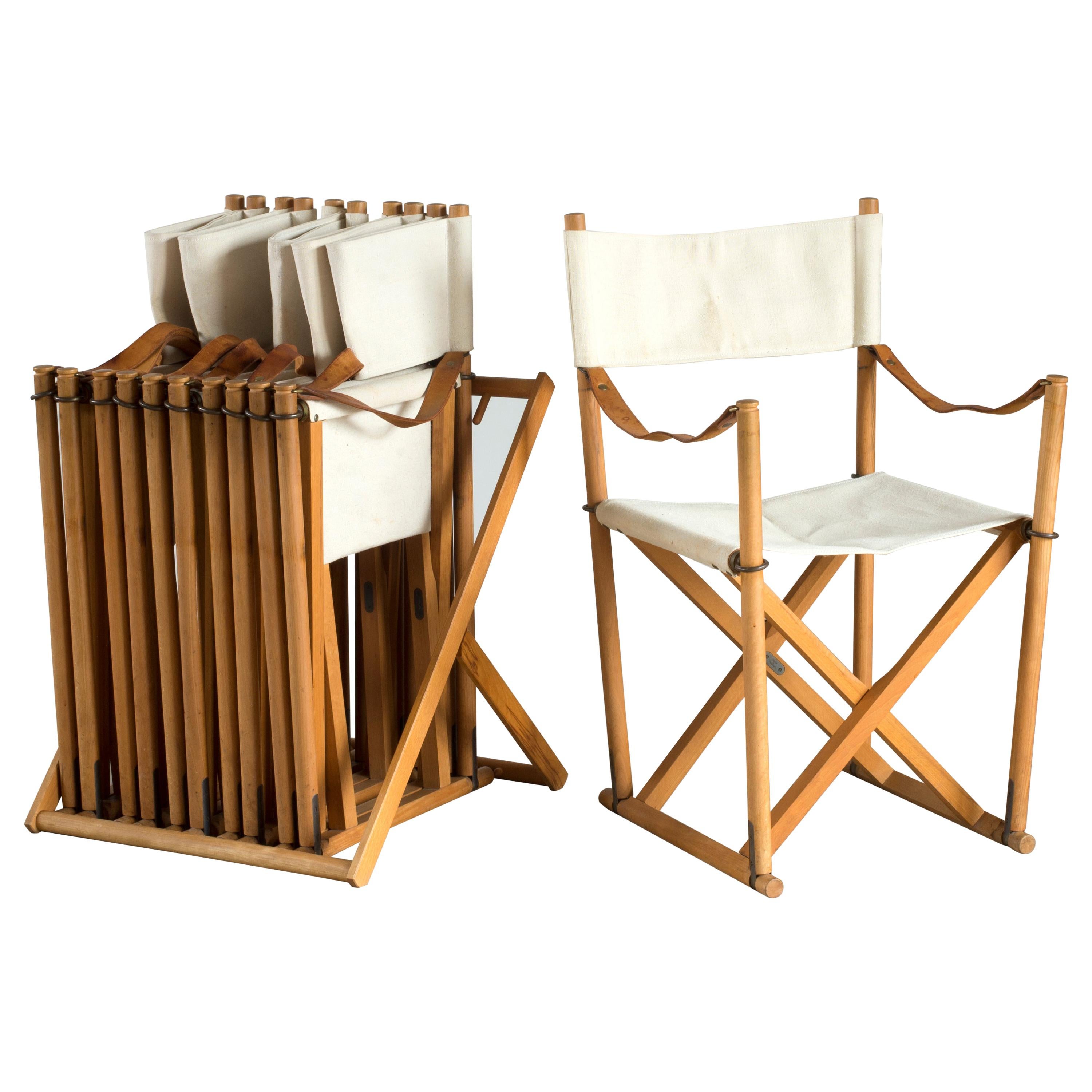 Mogens Koch Set of Six Folding Chairs