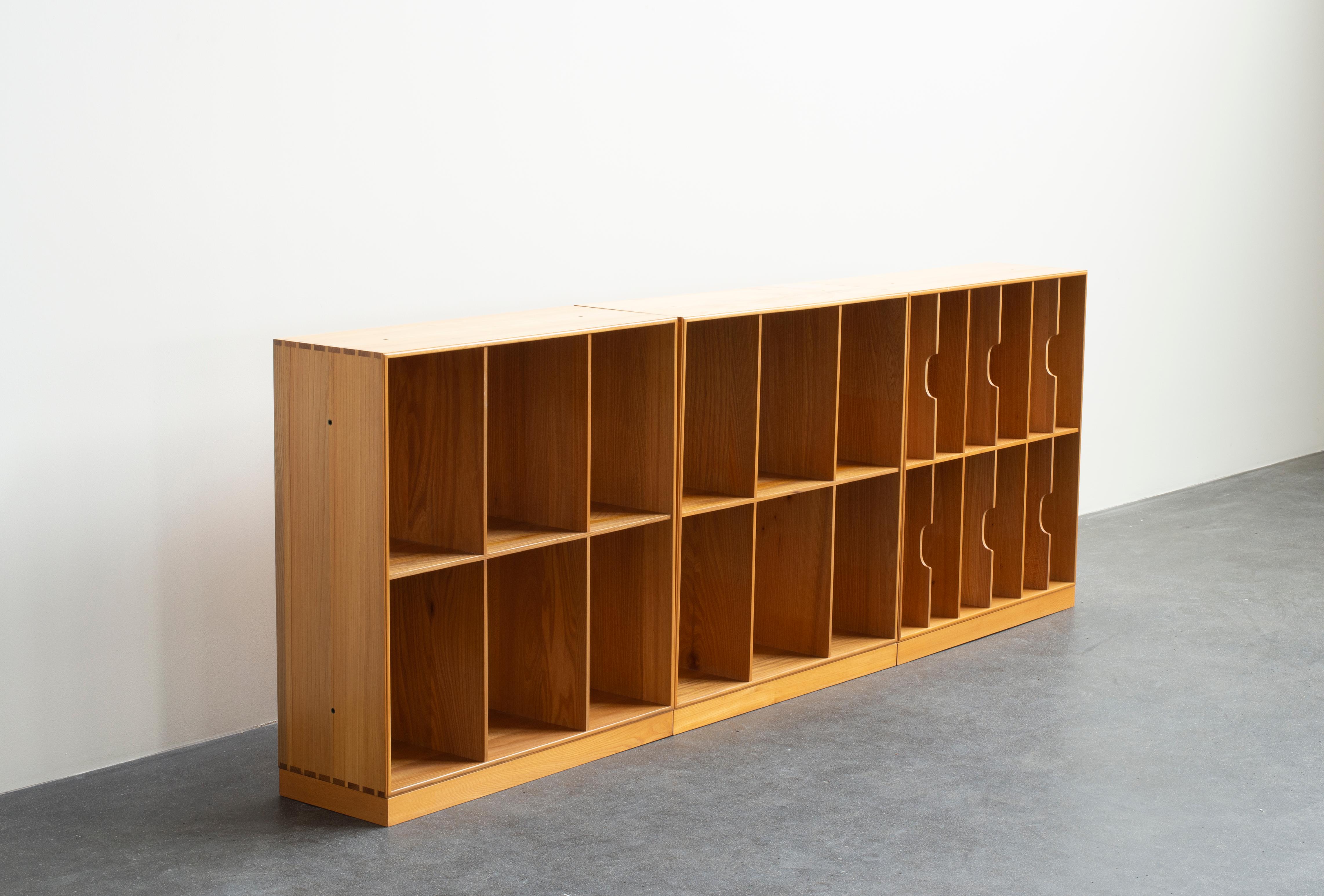 Scandinavian Modern Mogens Koch Set of Three Bookcases for Rud Rasmussen For Sale