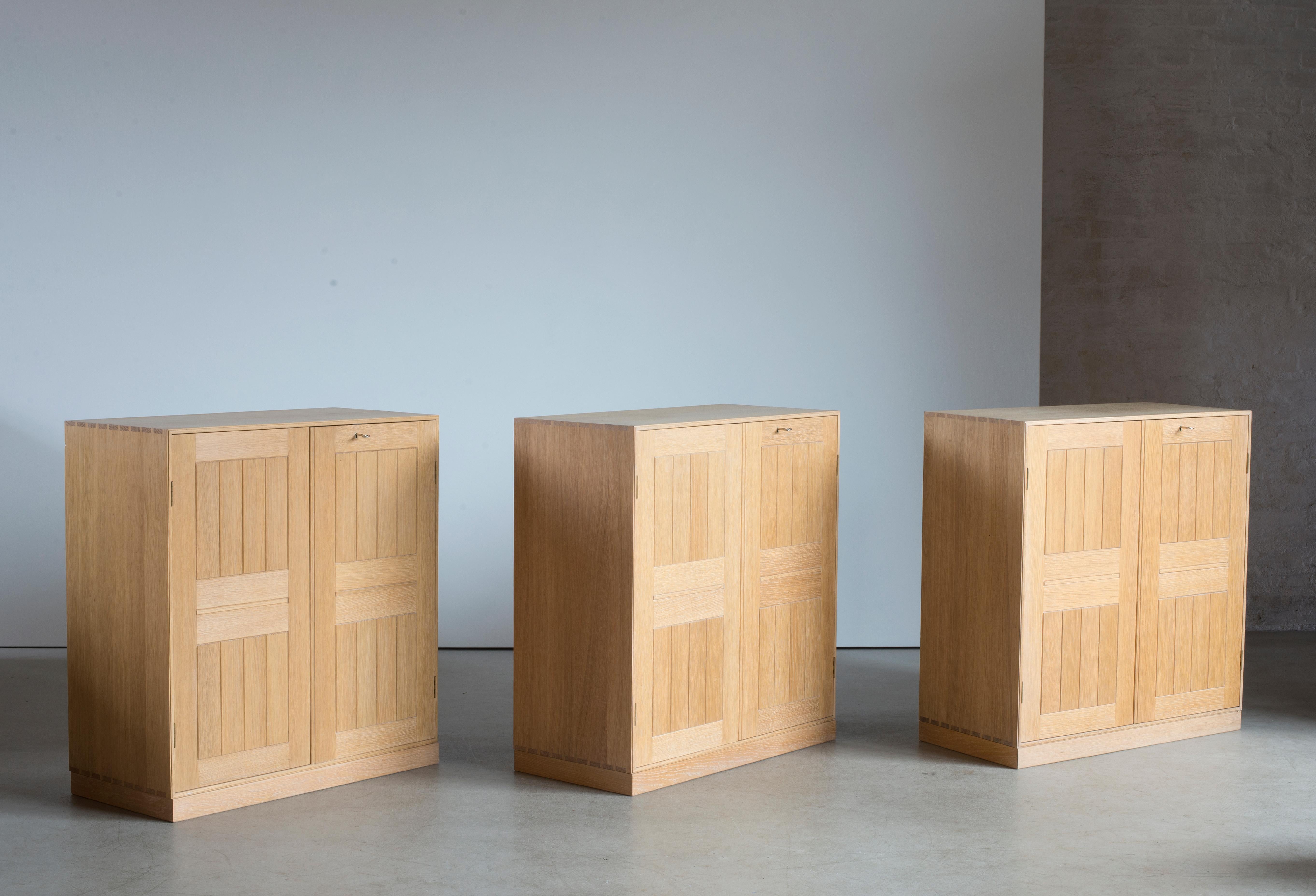 Oiled Mogens Koch Cabinets in Oak for Rud, Rasmussen For Sale