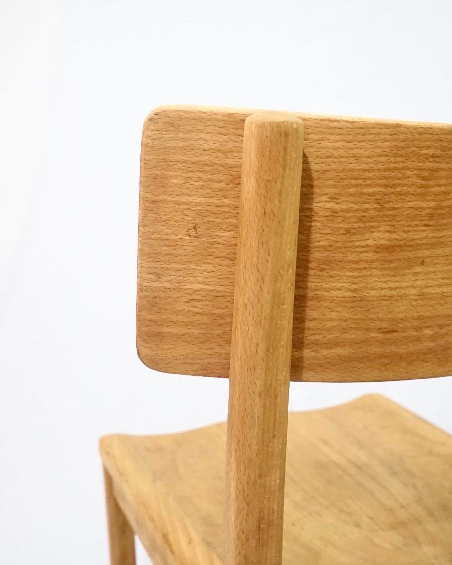 Danish Mogens Koch Side Chair and Stool For Sale
