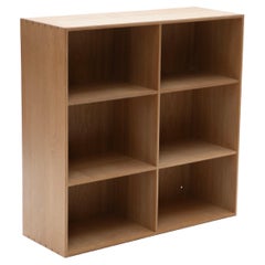 Mogens Koch Solid Oak 6-Compartment Modular Bookcase by Rud Rasmussen Denmark