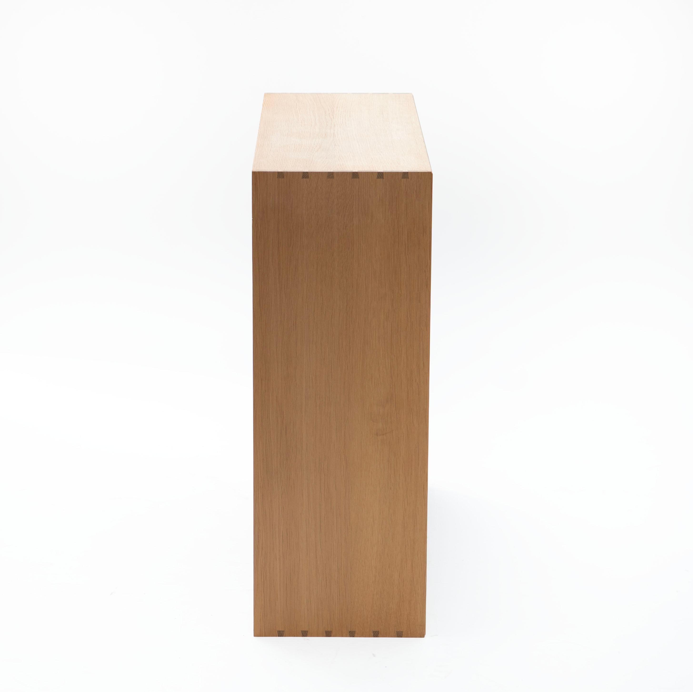 Mogens Koch Solid Oak 6-Compartment Modular Bookcase by Rud Rasmussen Denmark In Good Condition In Kastrup, DK