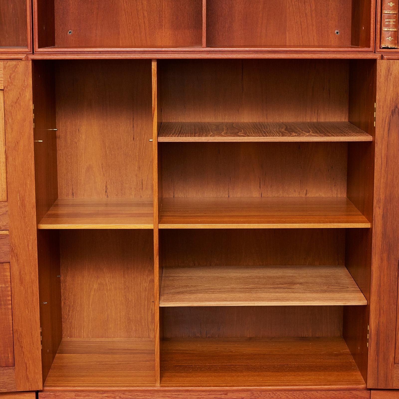 Mid-20th Century Mogens Koch Teakwood Bookcase System