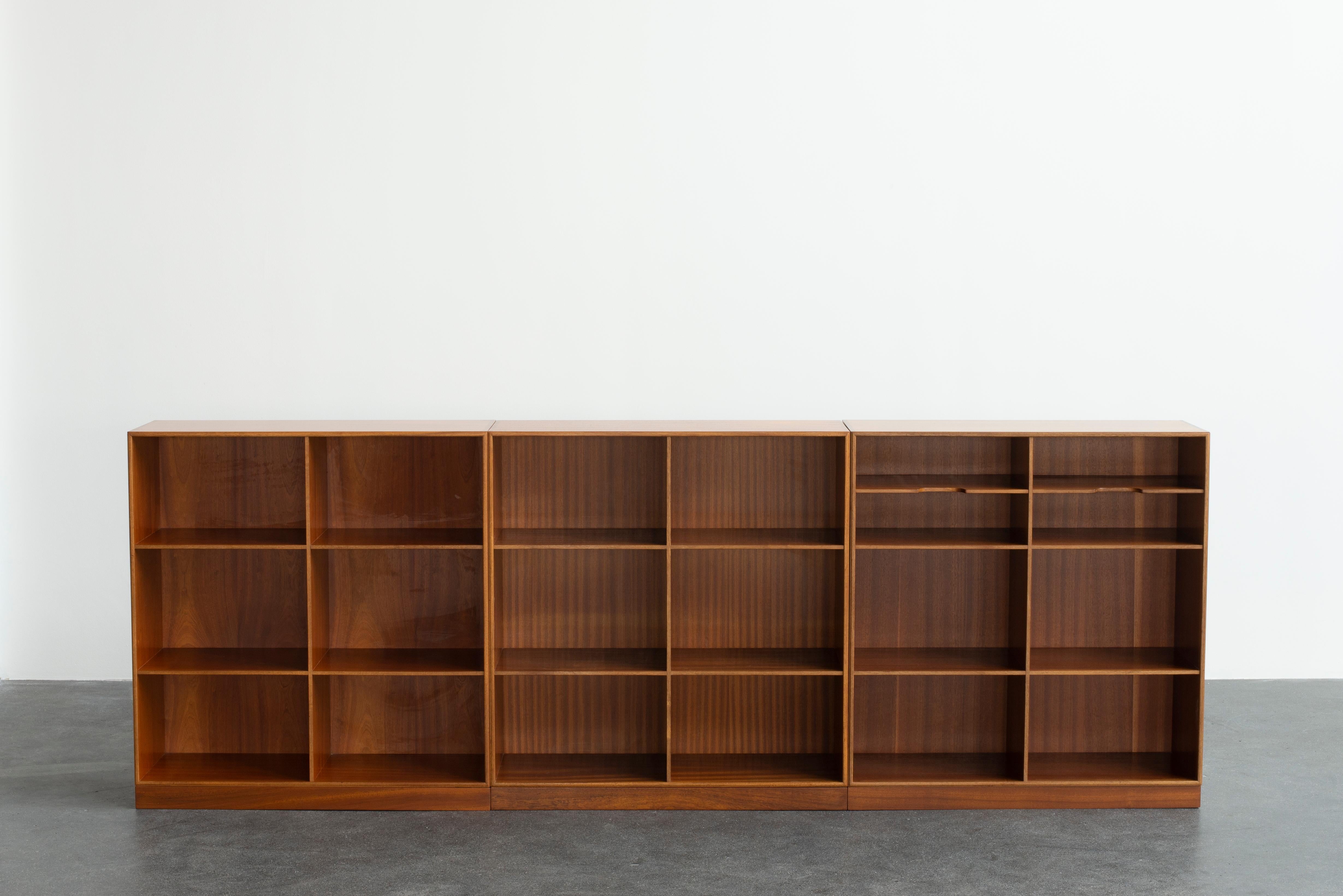 20th Century Mogens Koch Three Bookcases for Rud, Rasmussen For Sale