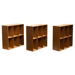 Mogens Koch Three Bookcases in Oak for Rud, Rasmussen