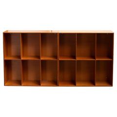 Due librerie in pino dell'Oregon di Mogens Koch per Rud. Rasmussen