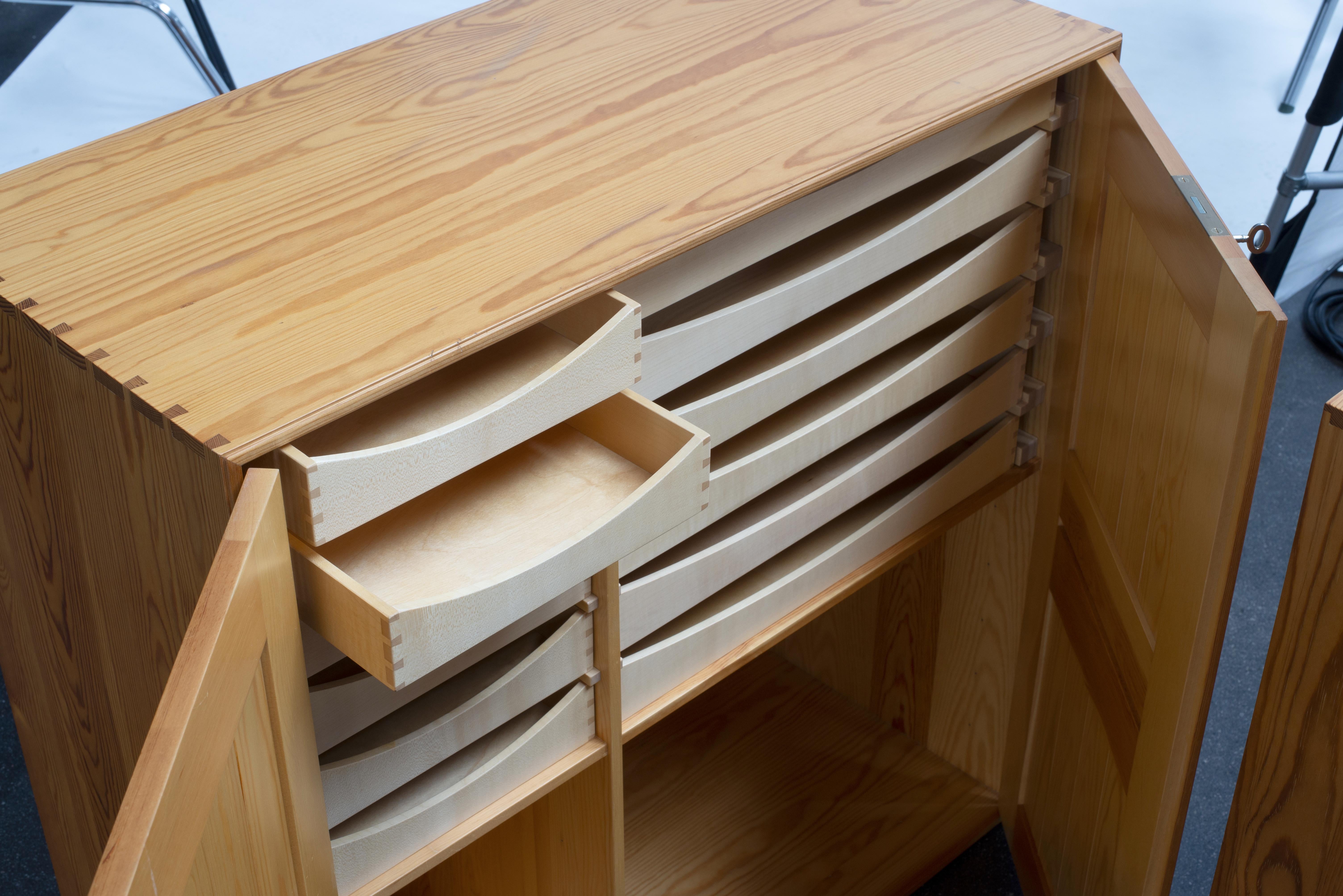 XX secolo Mogens Koch Two Cabinets in Pine for Rud. Rasmussen in vendita