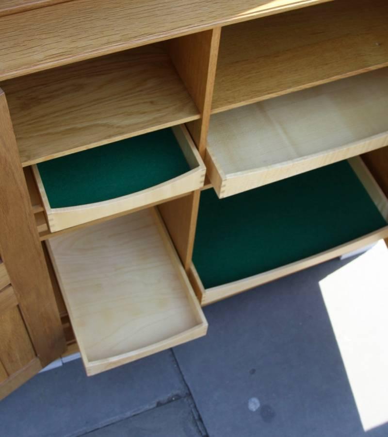 Mogens Koch Wall System Set of Oak Bookshelves and Cabinet 4