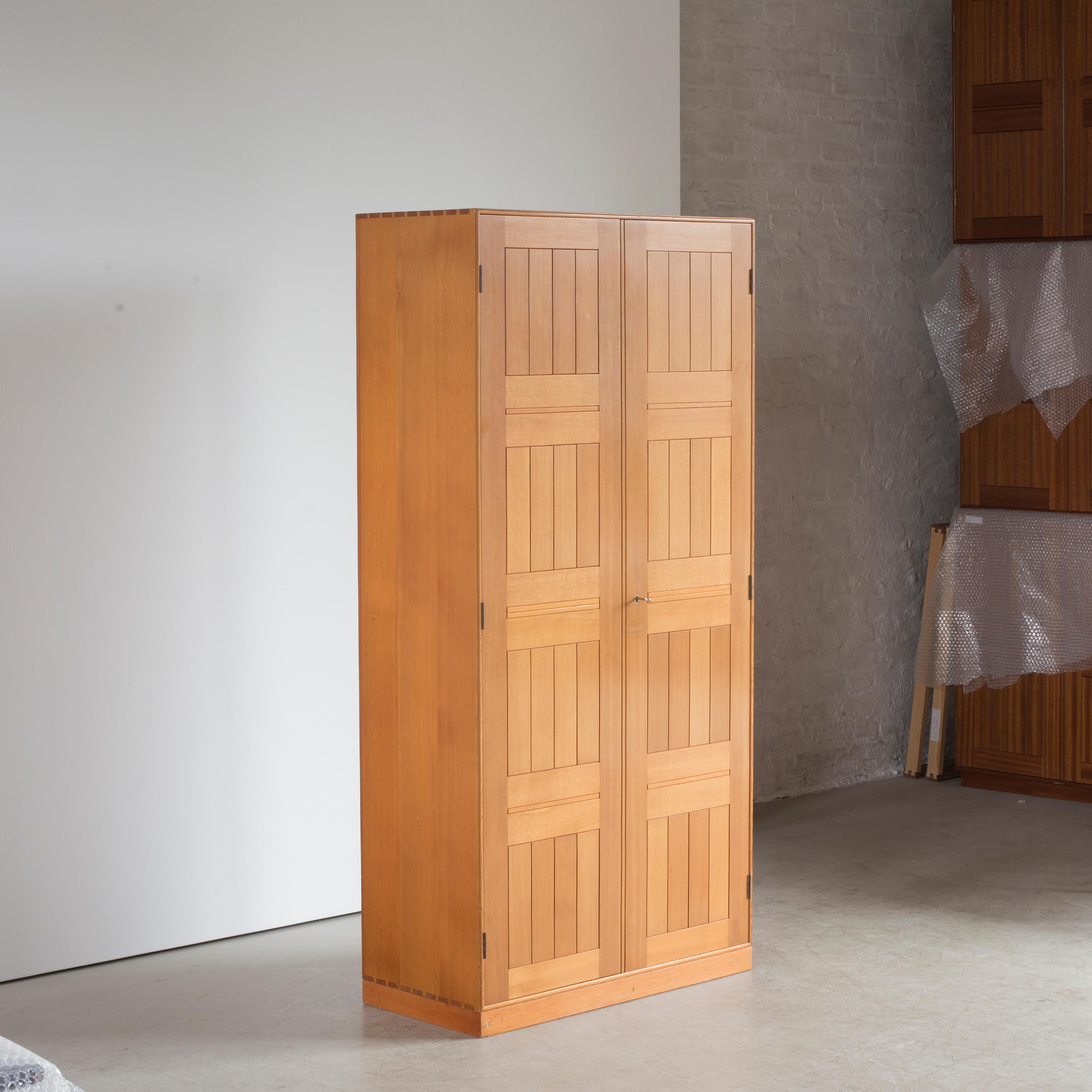 Lacquered Mogens Koch Wardrobe of Oregon Pine for Rud. Rasmussen