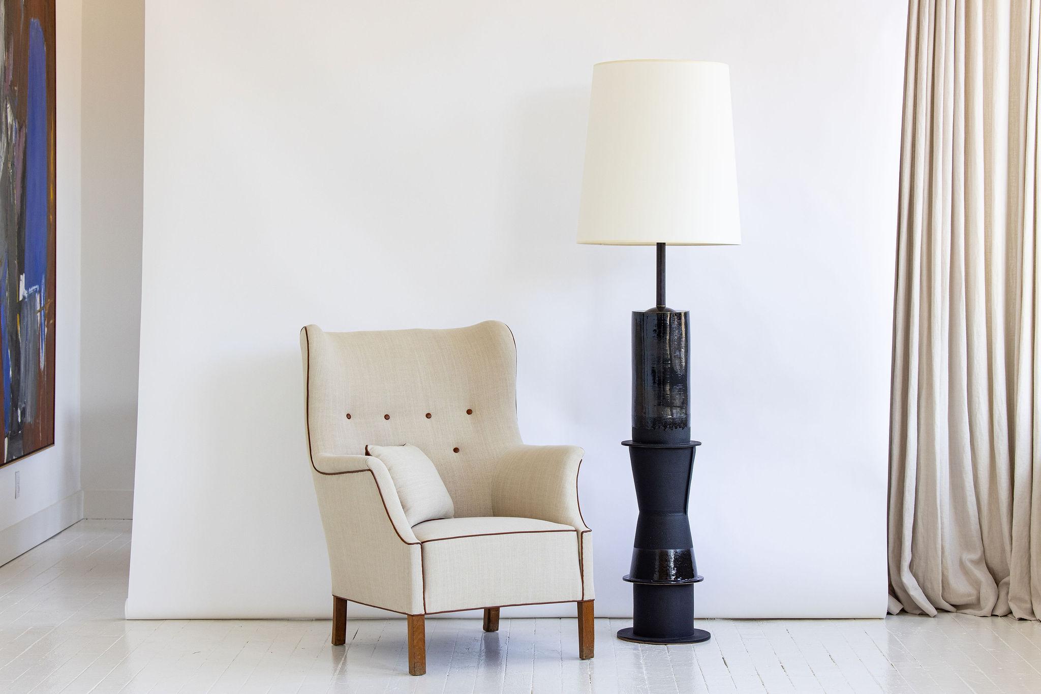 Chaise Wingback de Mogens Koch en vente 1