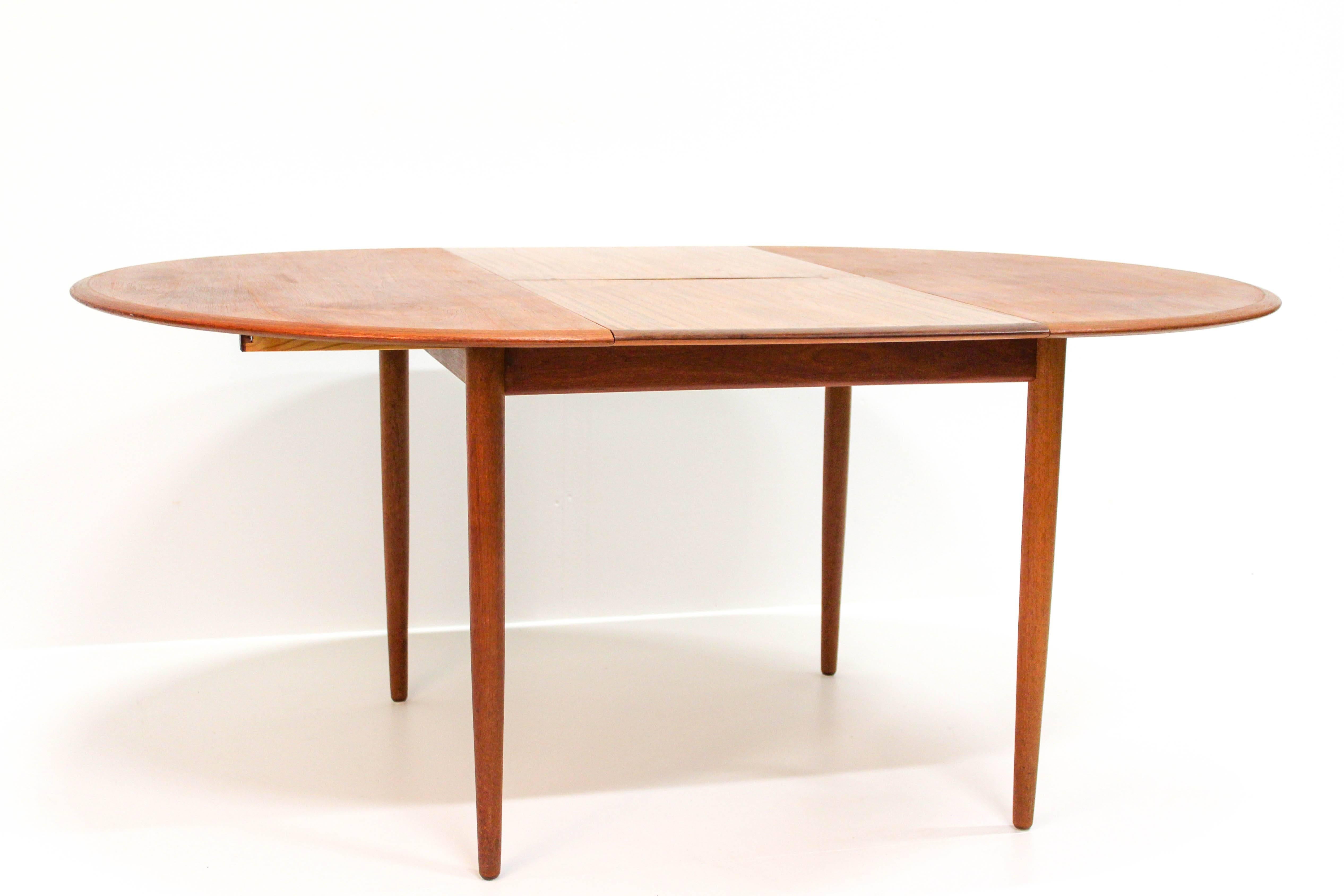 Mogens Kold MK 216 Teak Dining Table by Arne Hovmand-Olsen 1