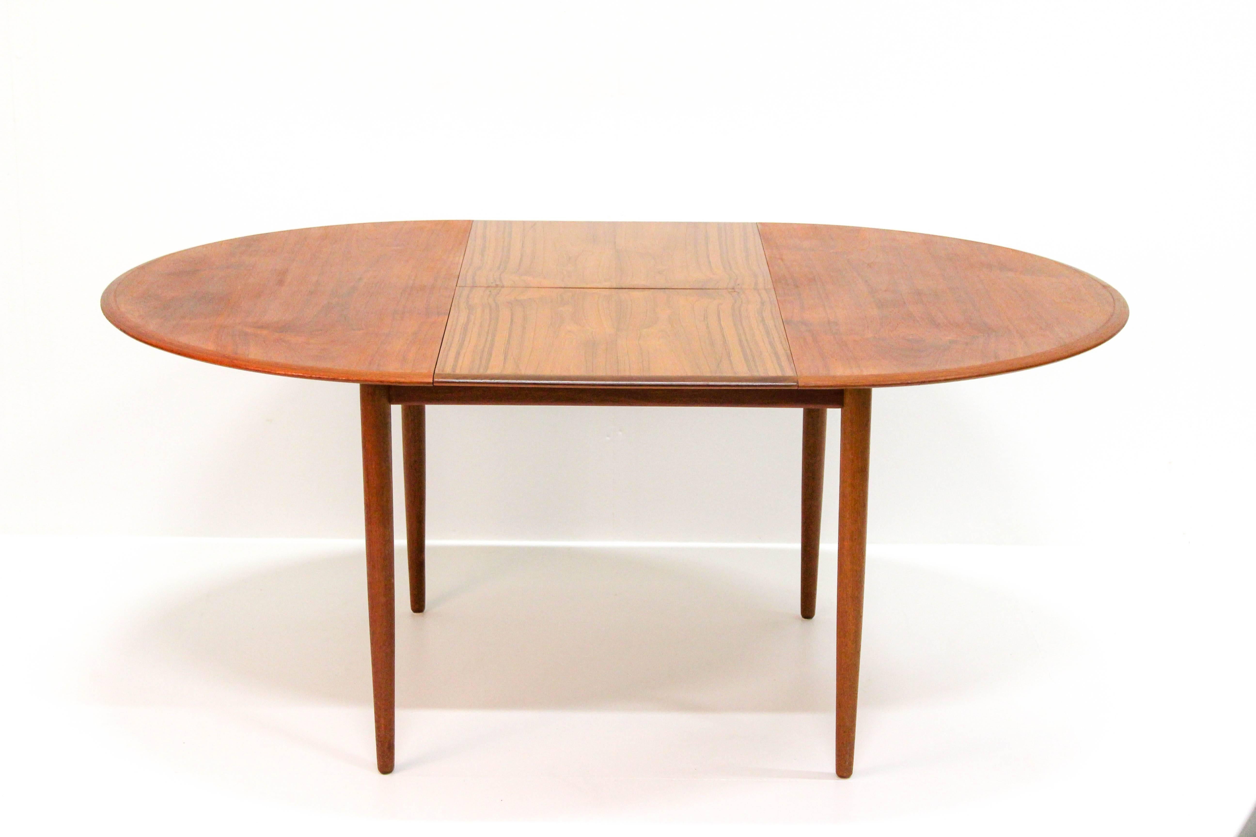 Scandinavian Modern Mogens Kold MK 216 Teak Dining Table by Arne Hovmand-Olsen