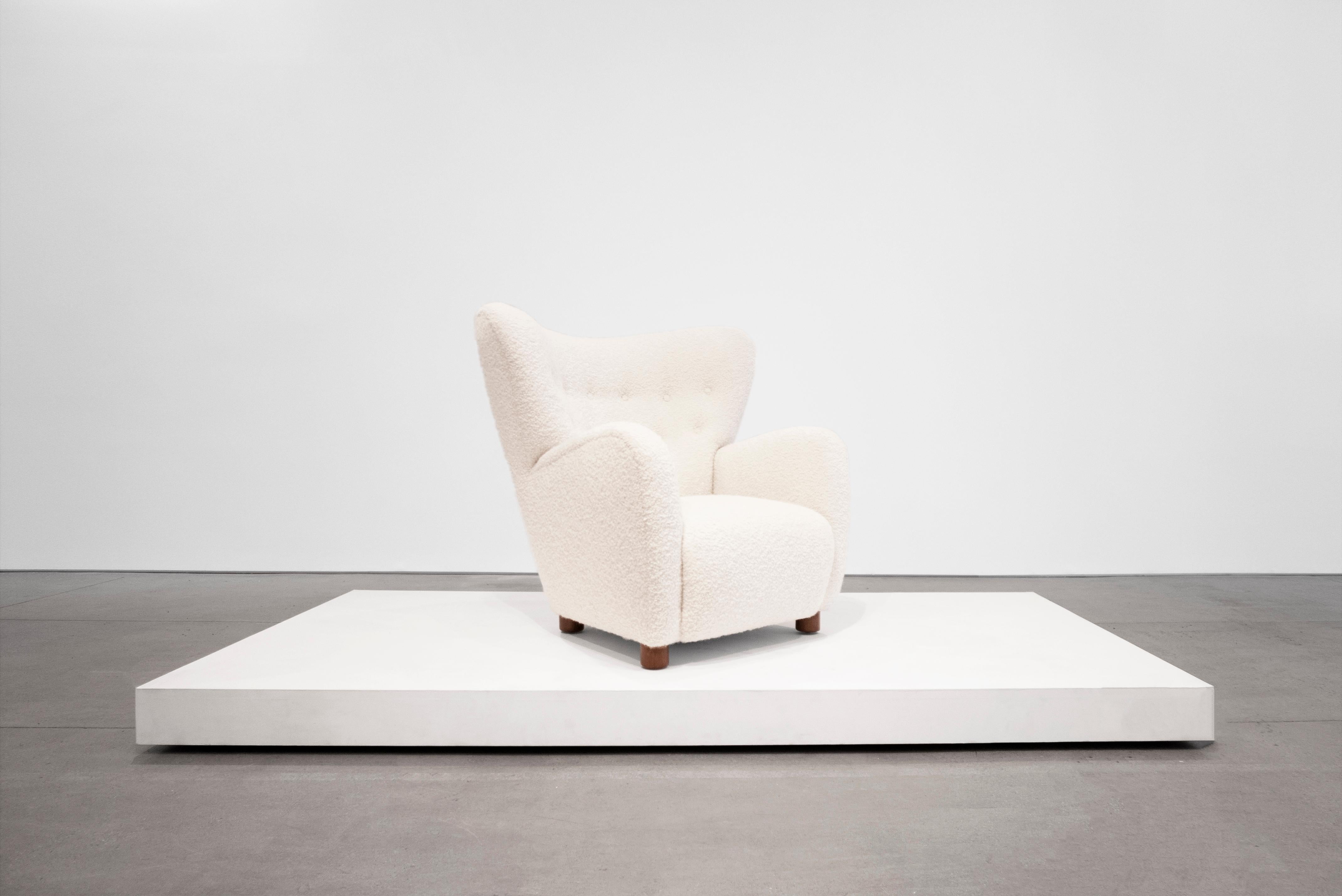 Mid-Century Modern Mogens Lassen 'Attributed' Lounge Chair, circa 1940