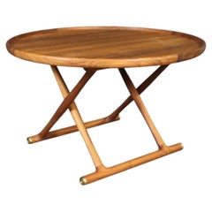 Table basse Mogens Lassen pour Carl Hansen & Søn, teck, années 1960