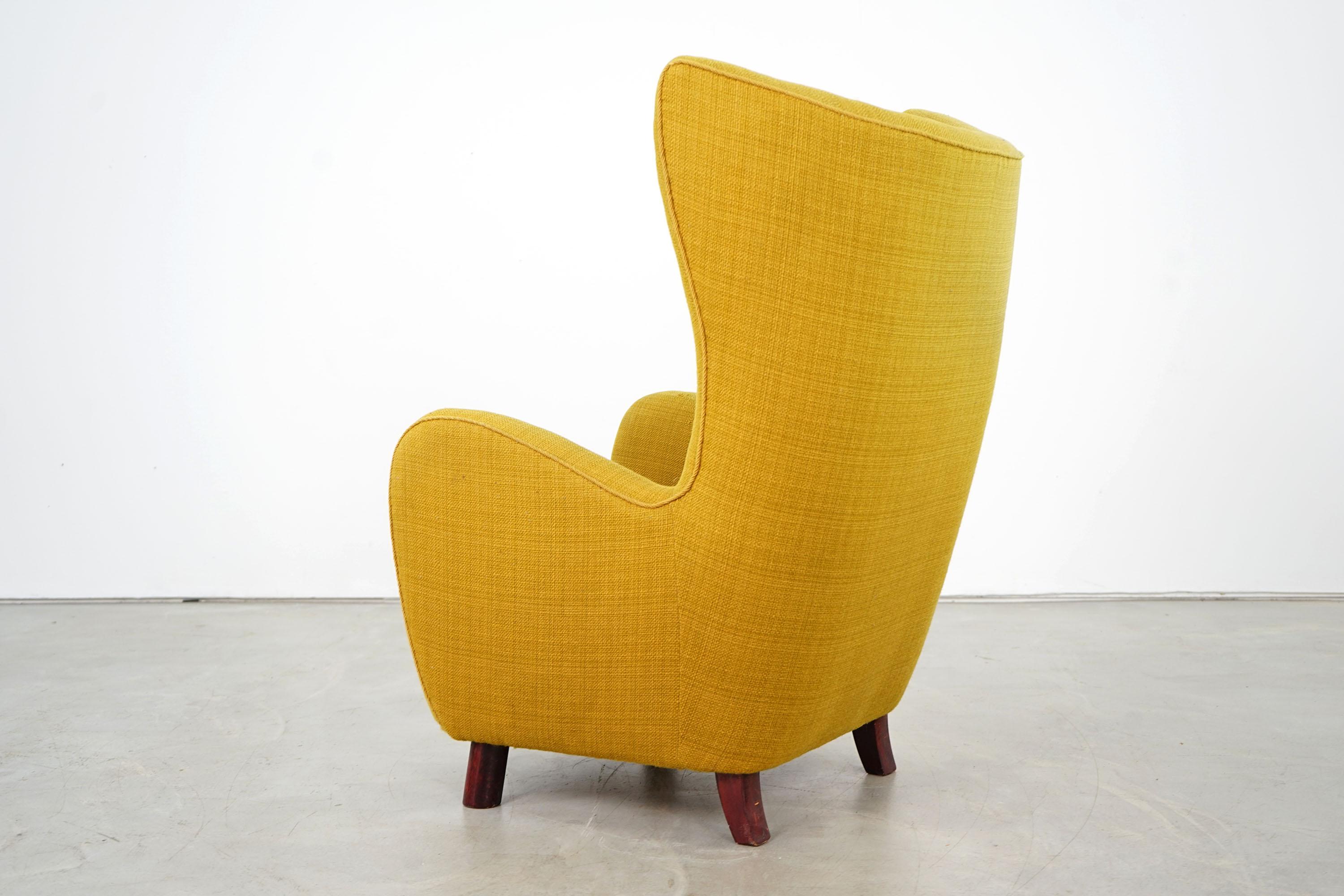 Mogens Lassen, Danish Lounge Chair, 1940s In Good Condition For Sale In Munster, NRW