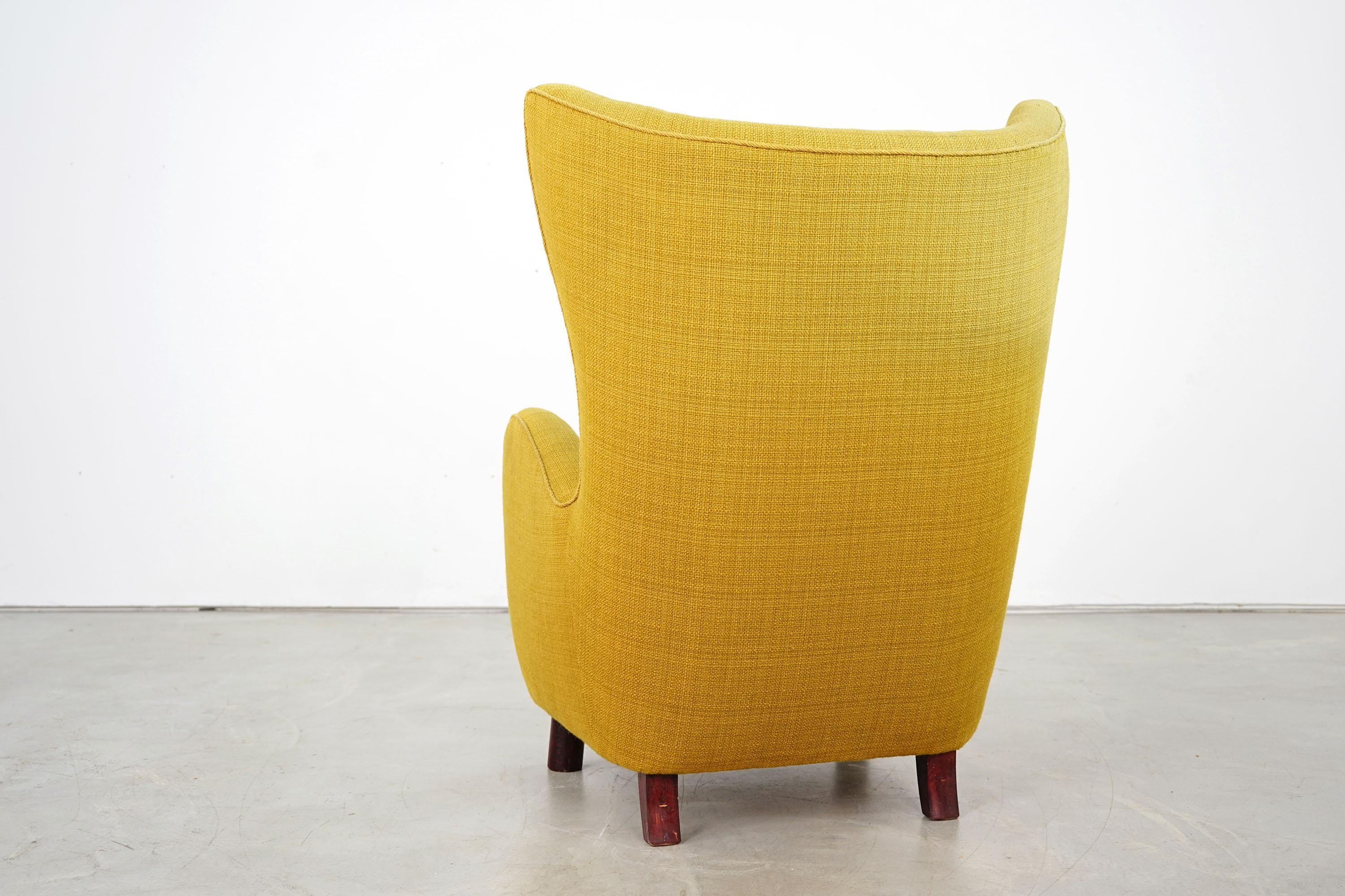 Mid-20th Century Mogens Lassen, Danish Lounge Chair, 1940s For Sale