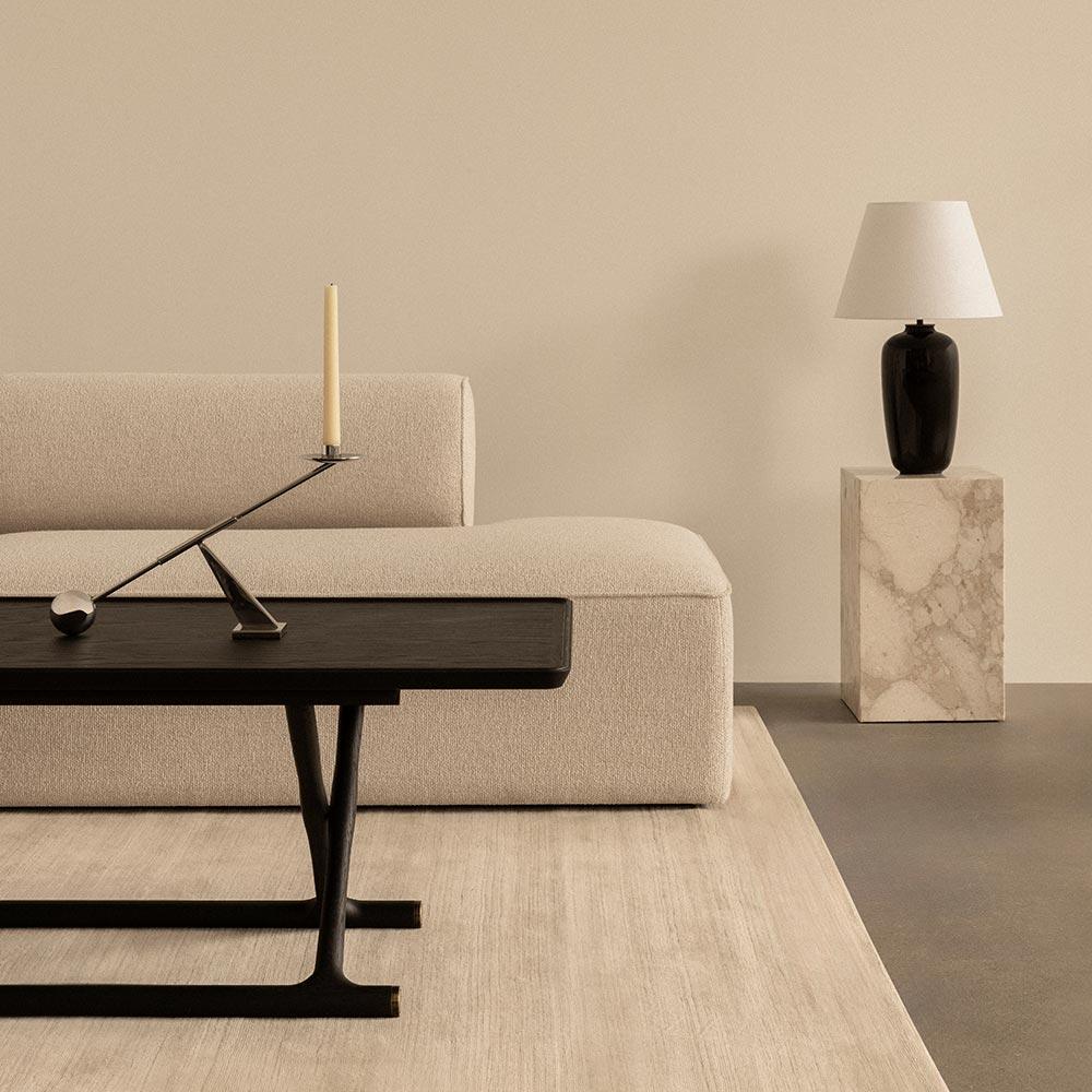 Mogens Lassen Jager Lounge Table Black Stained Oak for Audo In New Condition For Sale In New York, NY