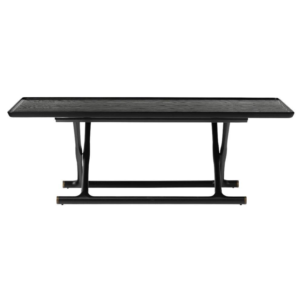 Mogens Lassen Jager Lounge Table Black Stained Oak for Audo