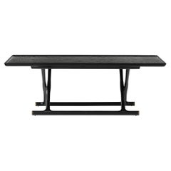 Mogens Lassen Jager Lounge Table in Oak Oak tinto nero per Audo