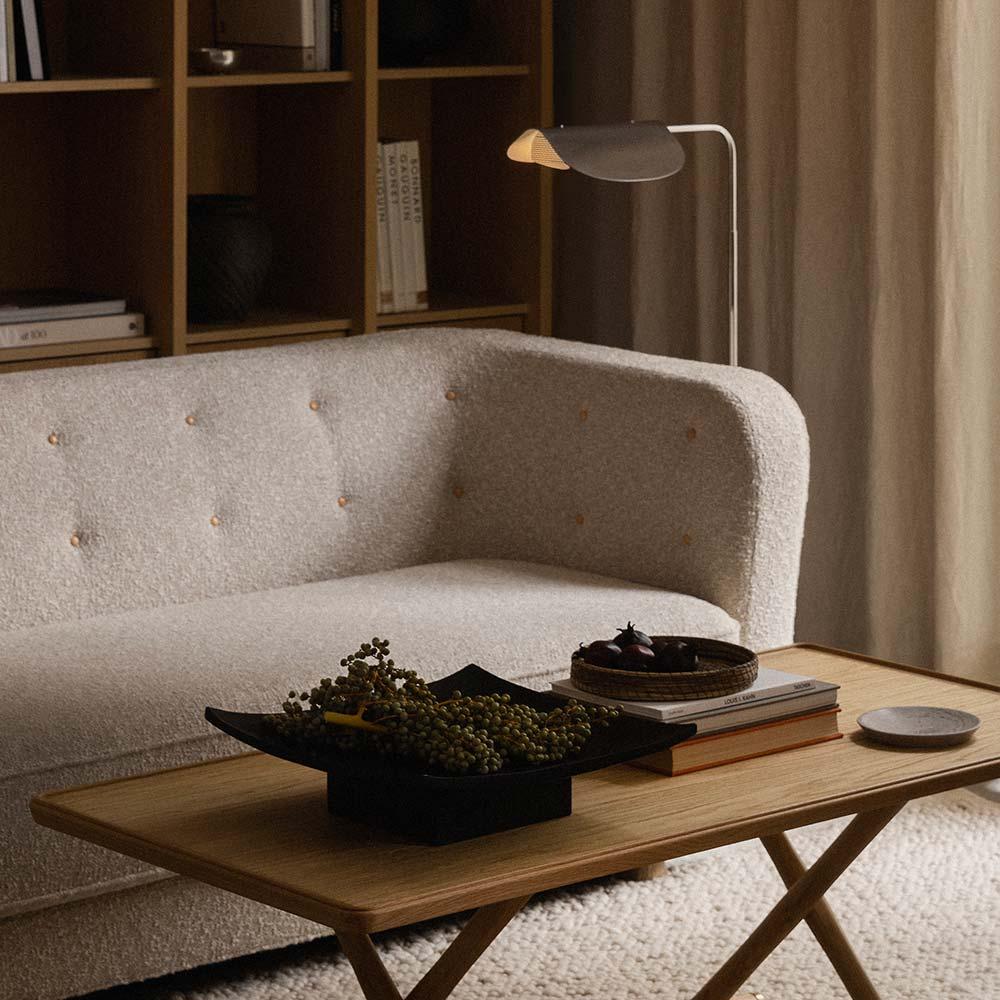 Laiton Table de salon Mogens Lassen Jager en chêne naturel pour Audo en vente