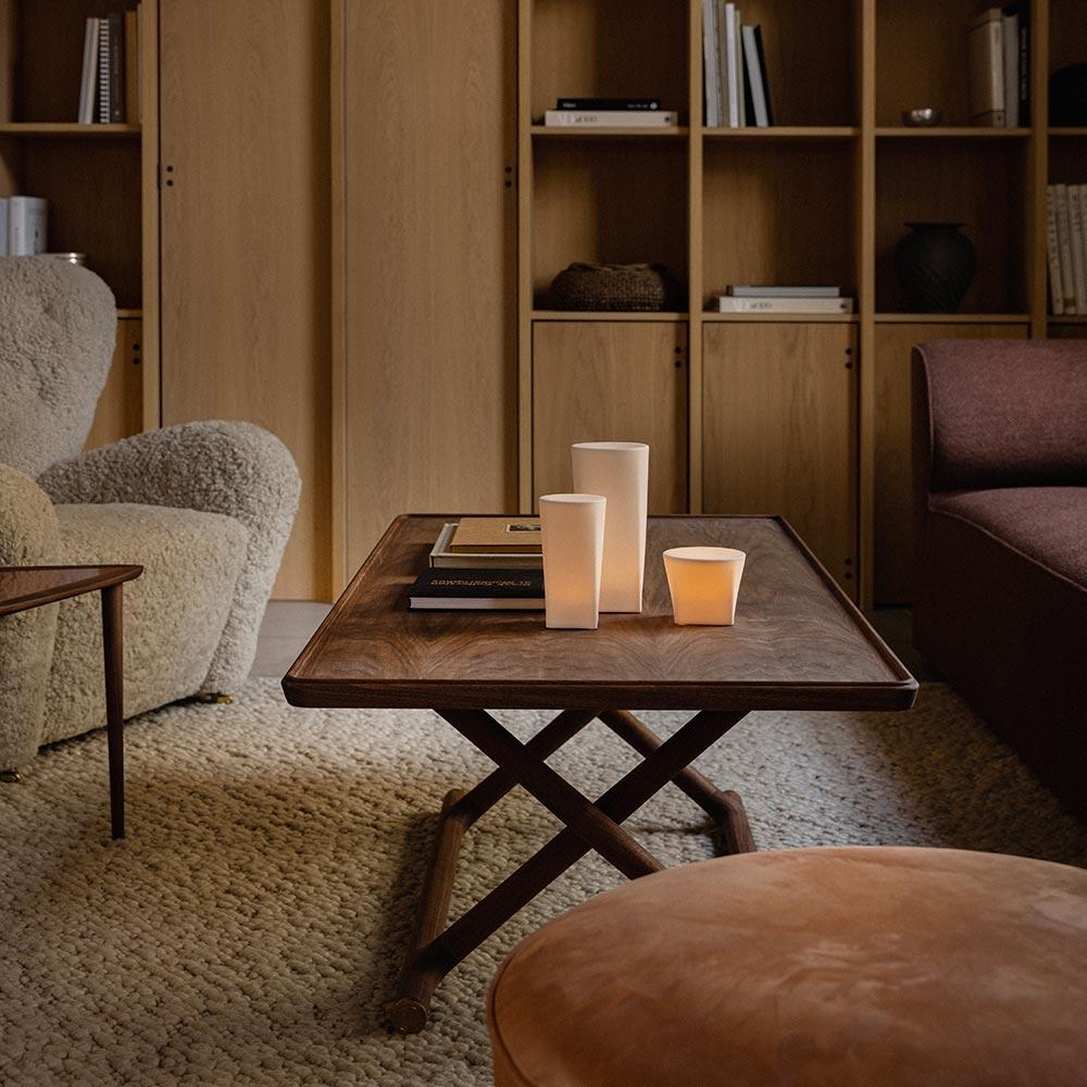 Mogens Lassen Jager Lounge Table Walnut for Audo In New Condition For Sale In New York, NY