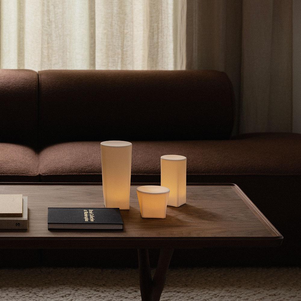 Brass Mogens Lassen Jager Lounge Table Walnut for Audo For Sale