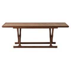 Mogens Lassen Jager Lounge Table in noce per Audo