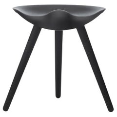 Mogens Lassen ML 42 Stool Black Stained Beech for Audo