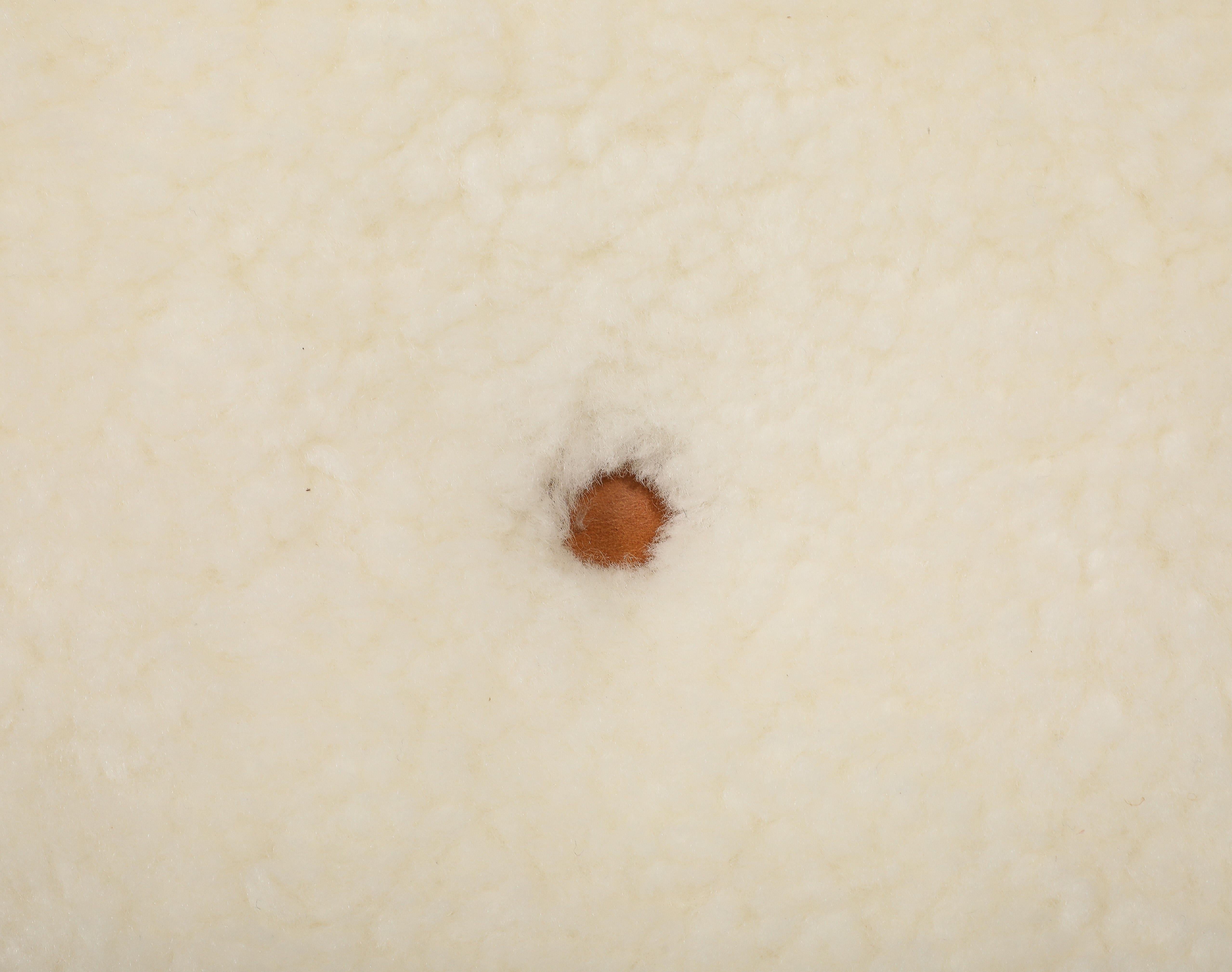 Raro sofá orgánico Mogens Lassen en bouclé marfil, Dinamarca, años 30 en venta 5