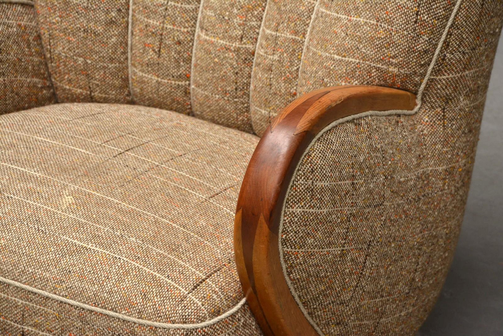 Mogens Lassen Style Danish Midcentury Lounge or Club Chair, 1940s 2