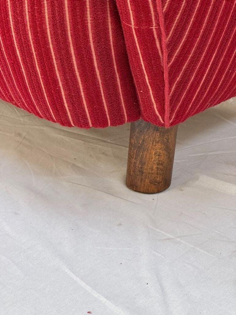Loungesessel mit hoher Rückenlehne im Mogens Lassen-Stil (Dänisch) im Angebot