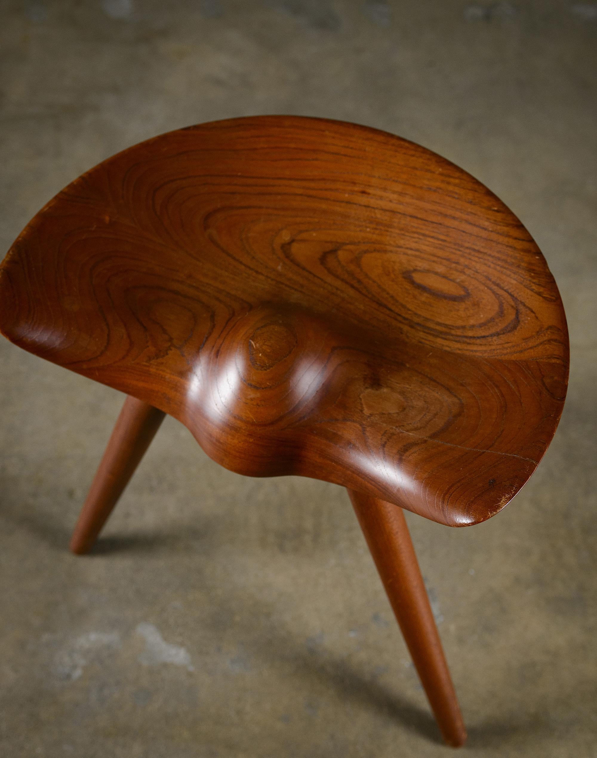 Teak Mogens Lassens Stool