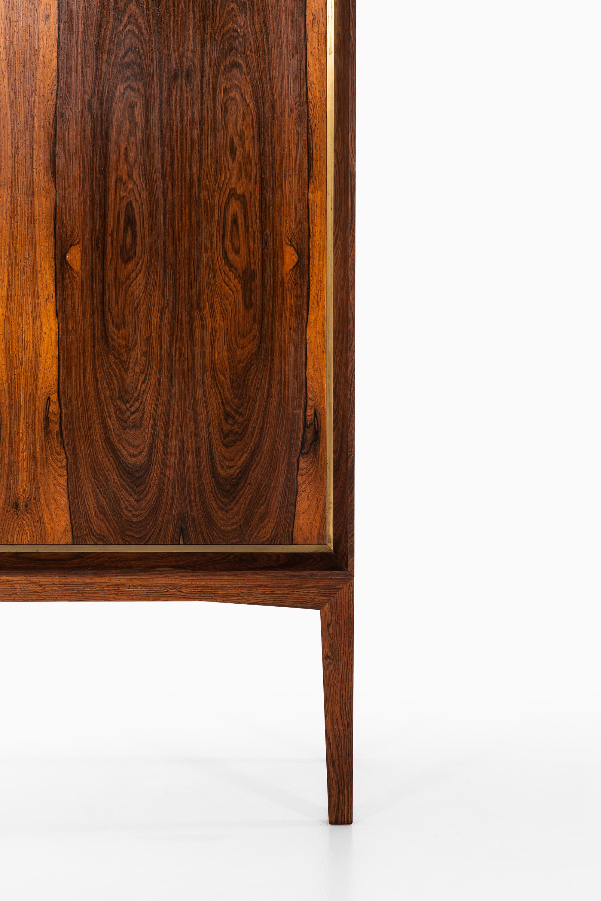 Very rare cabinet designed by Mogens Lysell. Produced by cabinetmaker Mogens Lysell in Denmark.