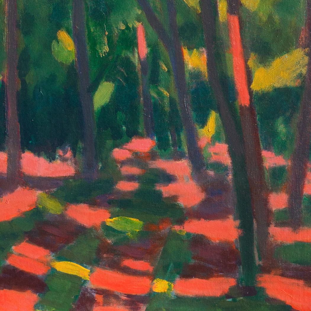 'Expressionist Woodland', Paris, Morocco, Danish Royal Academy, Charlottenborg For Sale 5