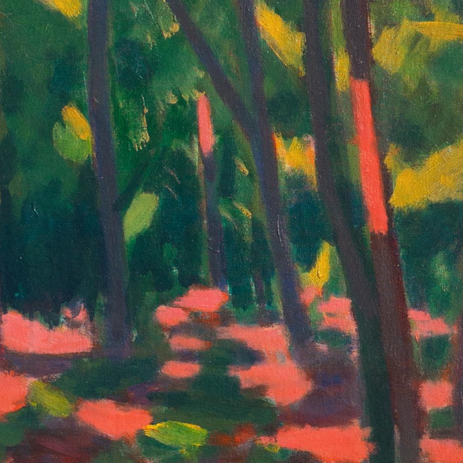 'Expressionist Woodland', Paris, Morocco, Danish Royal Academy, Charlottenborg For Sale 2