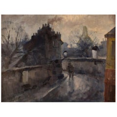 Mogens Vantore, Painting, Oil on canvas, Paris, Montmartre