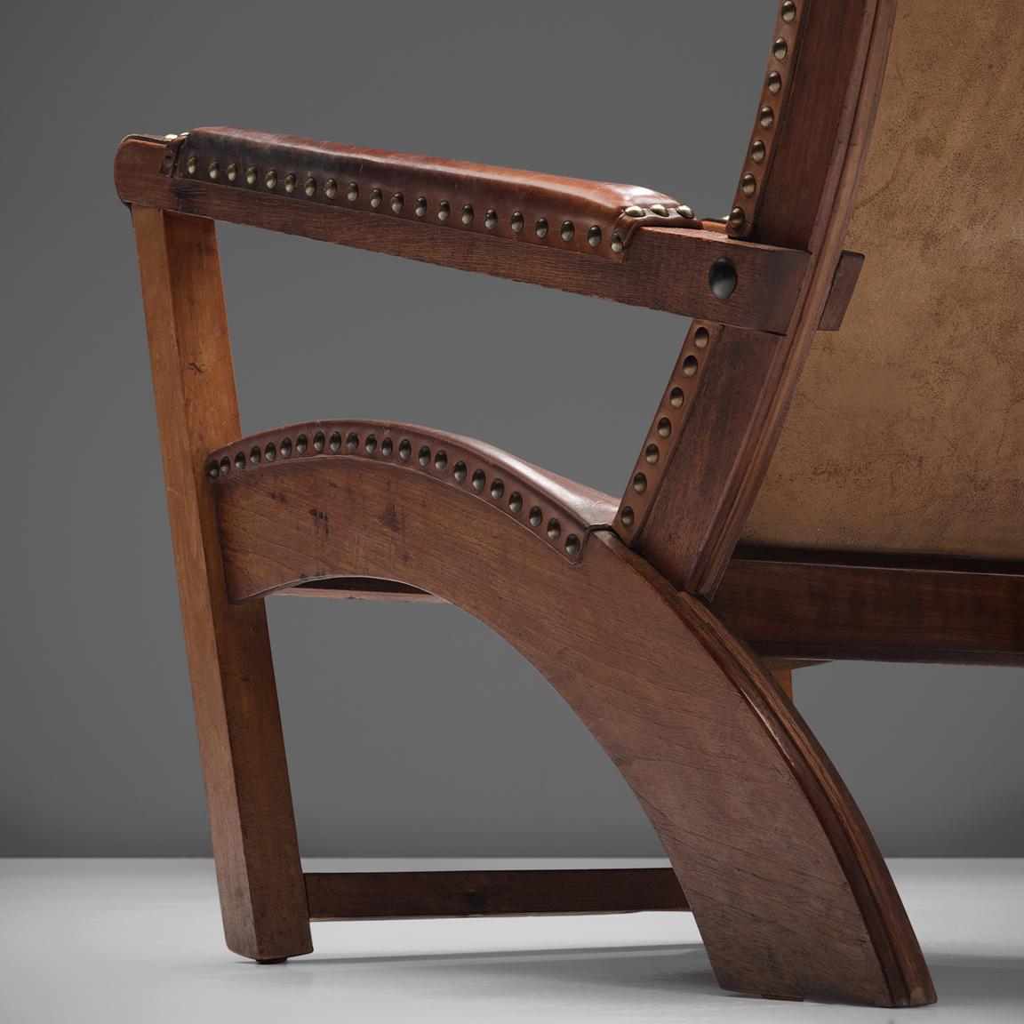 Mogens Voltelen 'Copenhagen' Lounge Chair in Leather 1