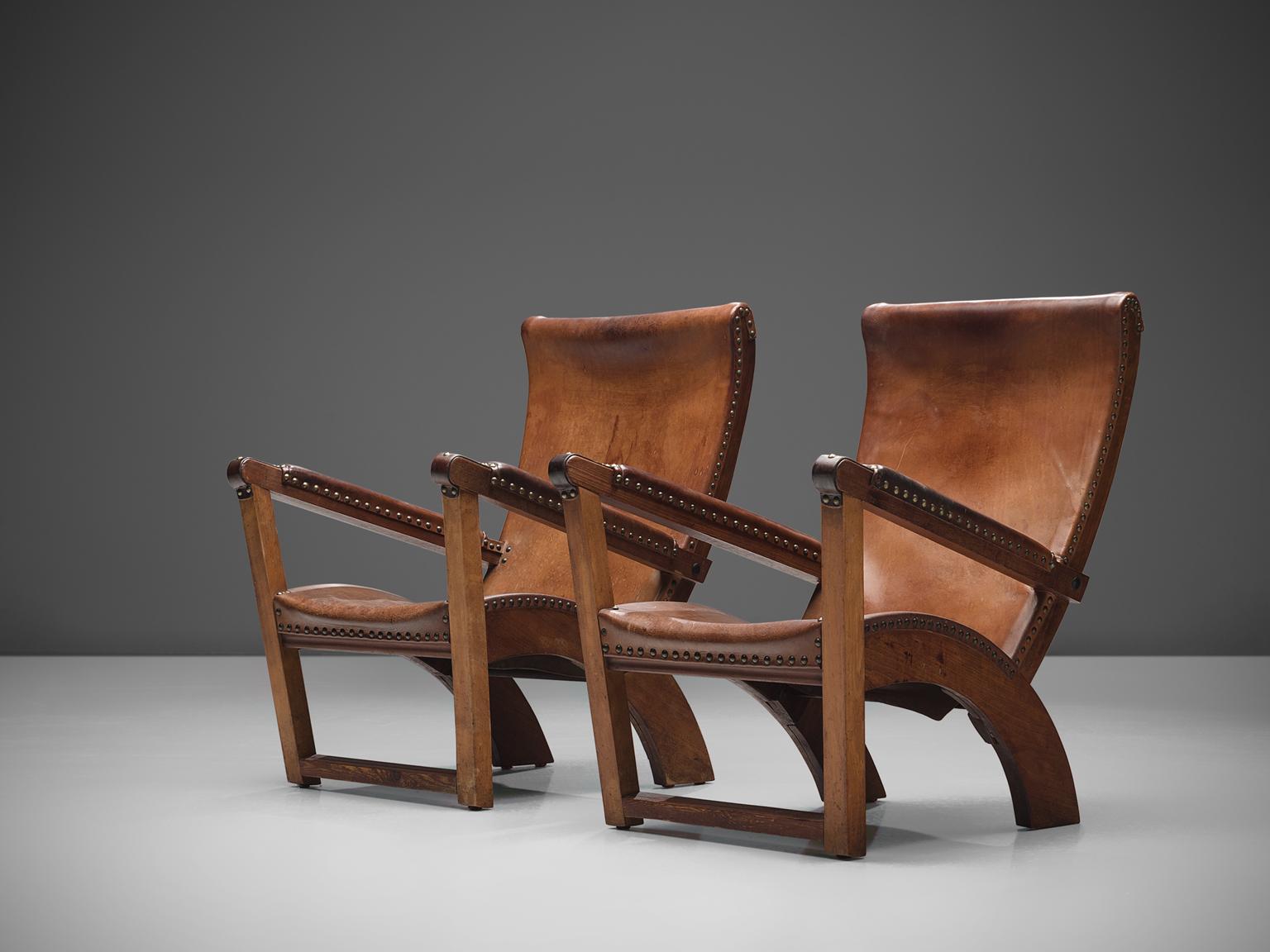 Mogens Voltelen 'Copenhagen' Lounge Chair in Leather 2