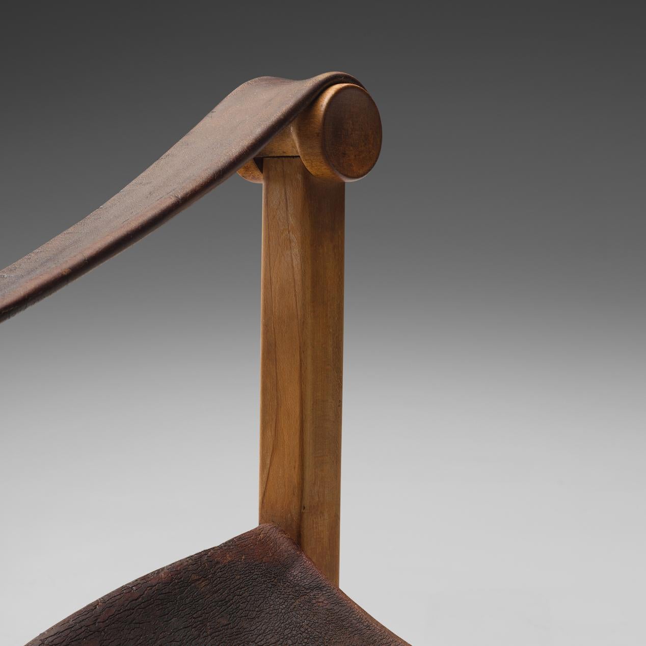 Mogens Voltelen for Niels Vodder 'Copenhagen Chair' in Original Leather 2
