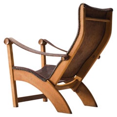 Mogens Voltelen for Niels Vodder 'Copenhagen Chair' in Original Leather
