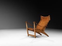 Mogens Voltelen for Niels Vodder 'Copenhagen II' Lounge Chair in Oak and Leather
