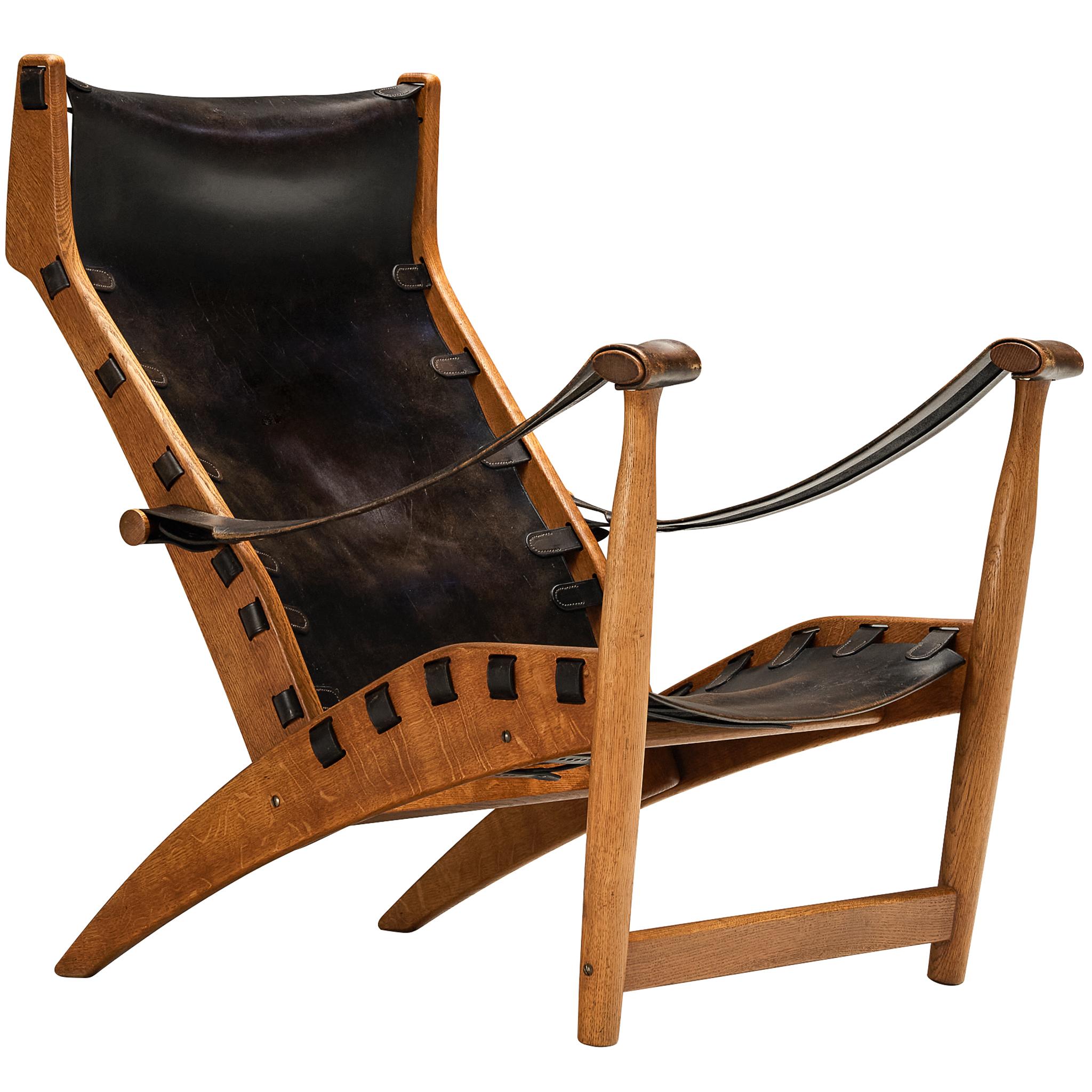 Sedia da salotto 'Copenhagen II' di Mogens Voltelen per Niels Vodder in Oak