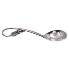 Mogensen Jensen Blossom Style Sterling Silver Jam Serving Spoon #35