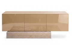 Mogg Block Sideboard – Design Bellavista & Piccini Glossy RAL 1001 / Travertine